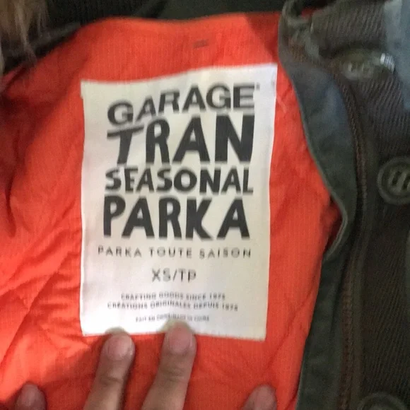 Beautiful khaki army Parka jacket - Picture 6 of 9